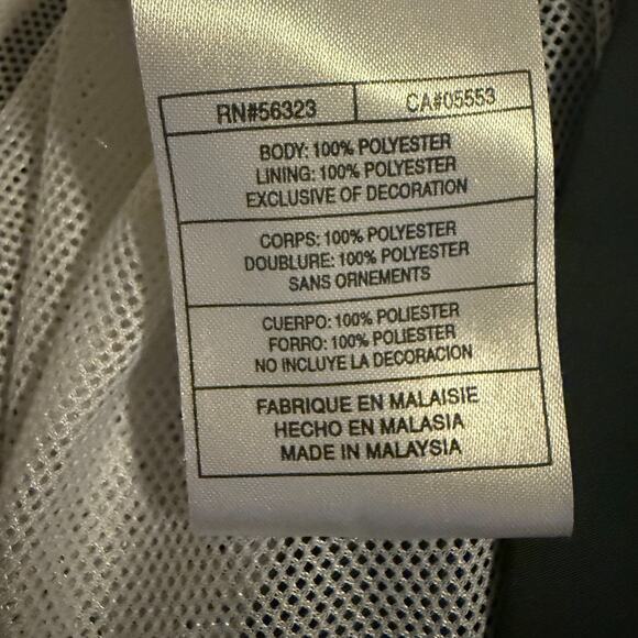 NIKE Womens Size M White & Gray Mesh Lined Windbreaker Full Zip Jacket - Picture 8 of 8